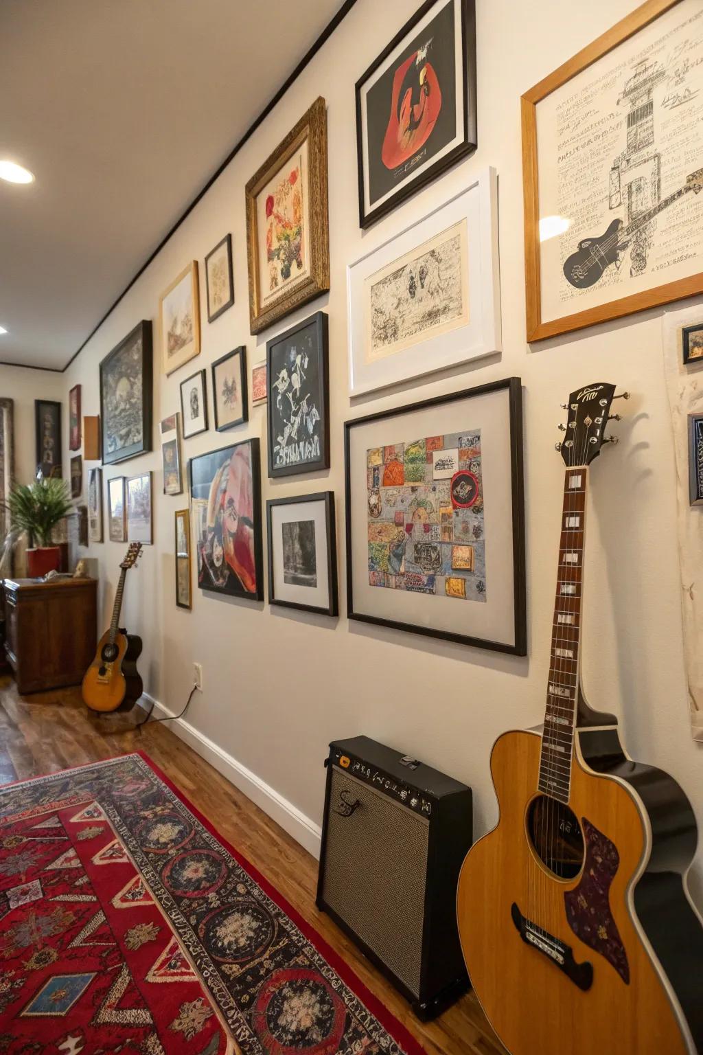 Encourage creativity with art.