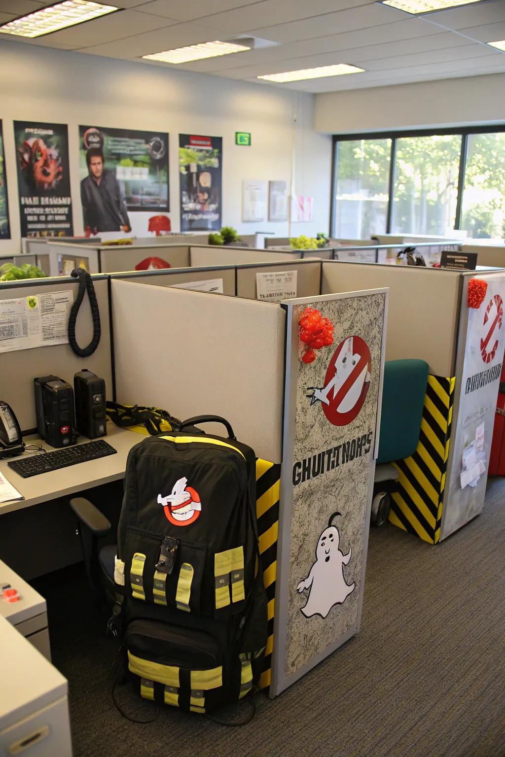 Eliminate some ghosts with a vintage Ghost Elimination Crew theme that's full of amusement.