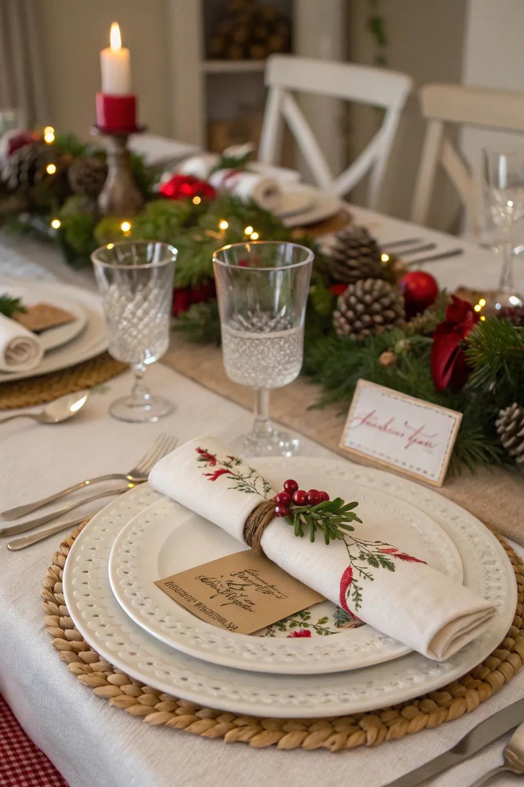 Crafted tailored touches cause your meal arrangement to be unique.