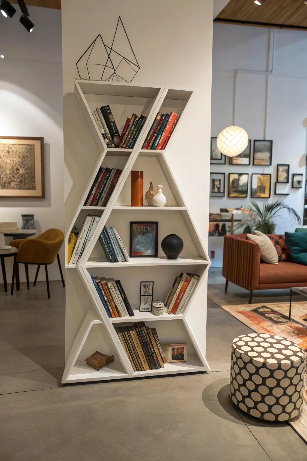 Unusual forms infuse artistic flair to your showcase