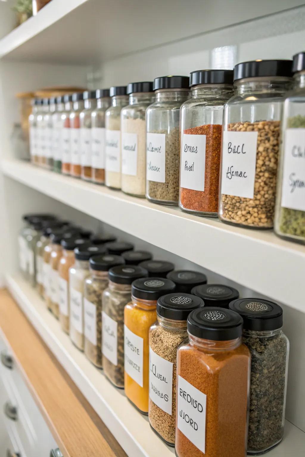 Best-by dates on labels guarantee your spices remain fresh.