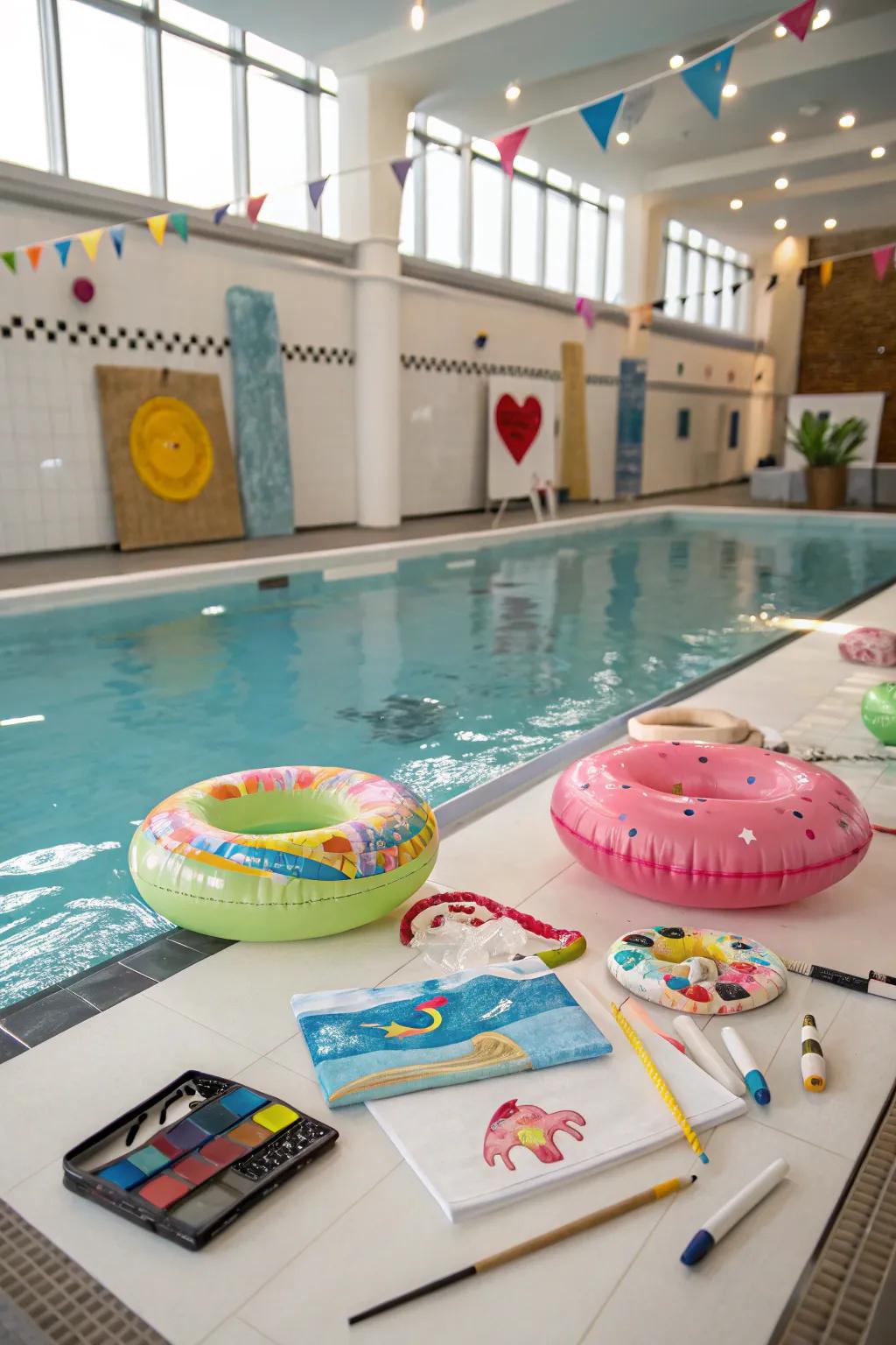 Unleash your imagination by using an inventive splash of colors plus things to do.