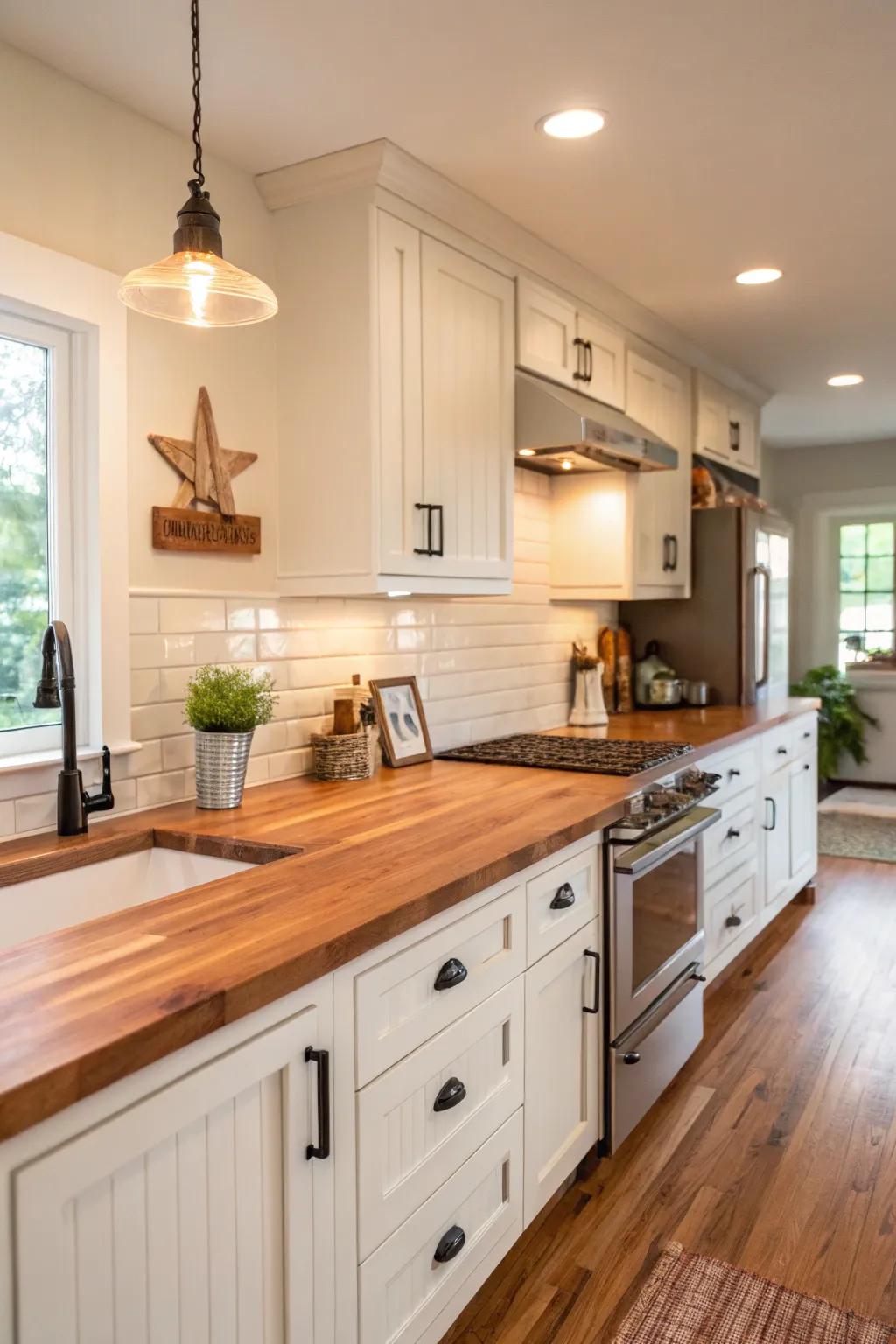 Reconditioning brings new life to timber block surfaces, enhancing their natural charm.