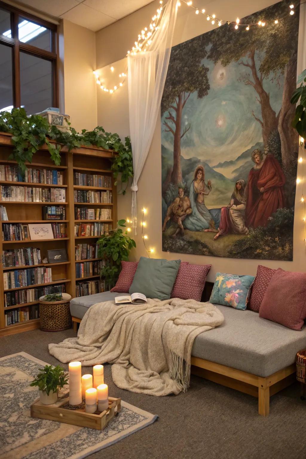 Mythical legends canvas paintings add a mysterious and enchanting element.
