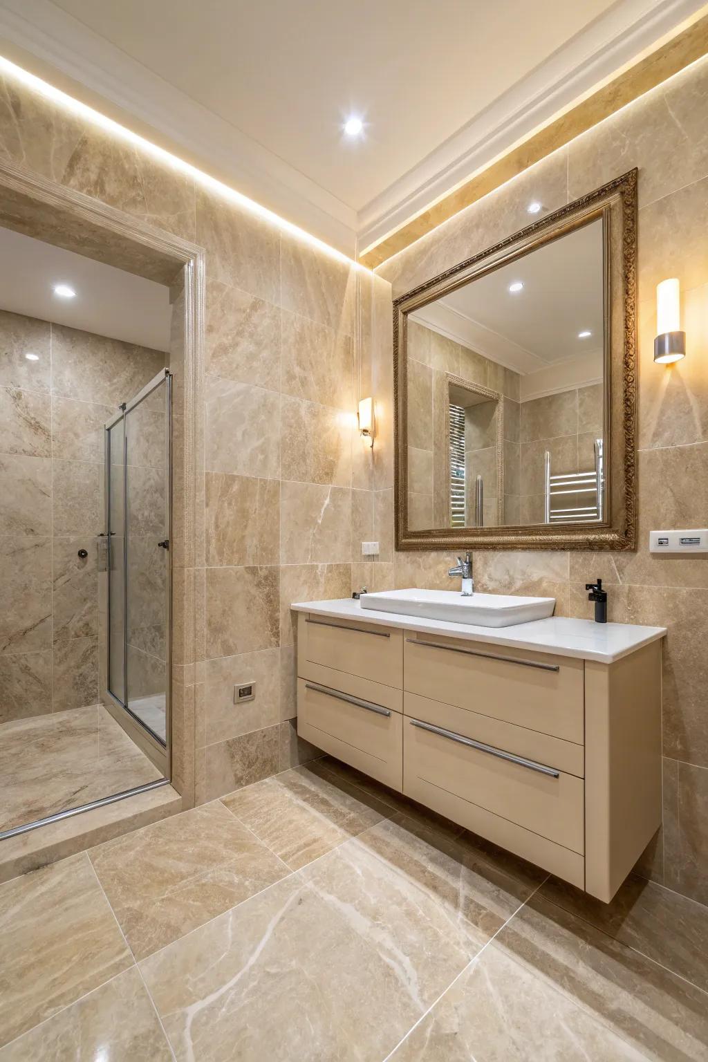 Pale yellow-toned stone-style polished stoneware delivering warmth and coziness.