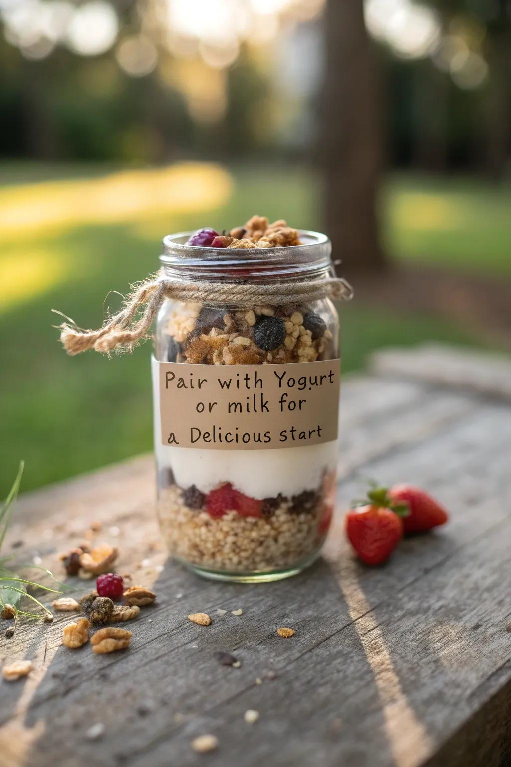 Start your day with a touch of elegance and simplicity. #BreakfastInAJar