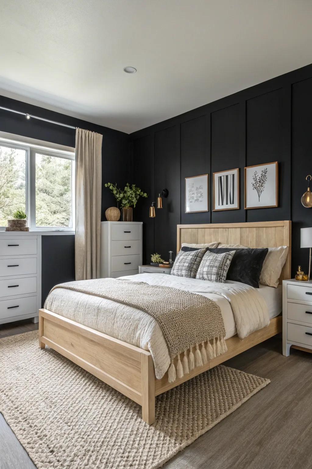 Onyx walls create a dramatic and striking effect.