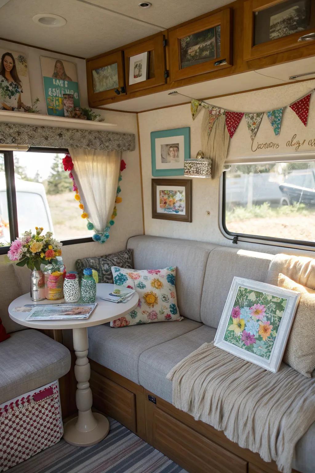 Art and flair personalize your space and reflect your unique style.