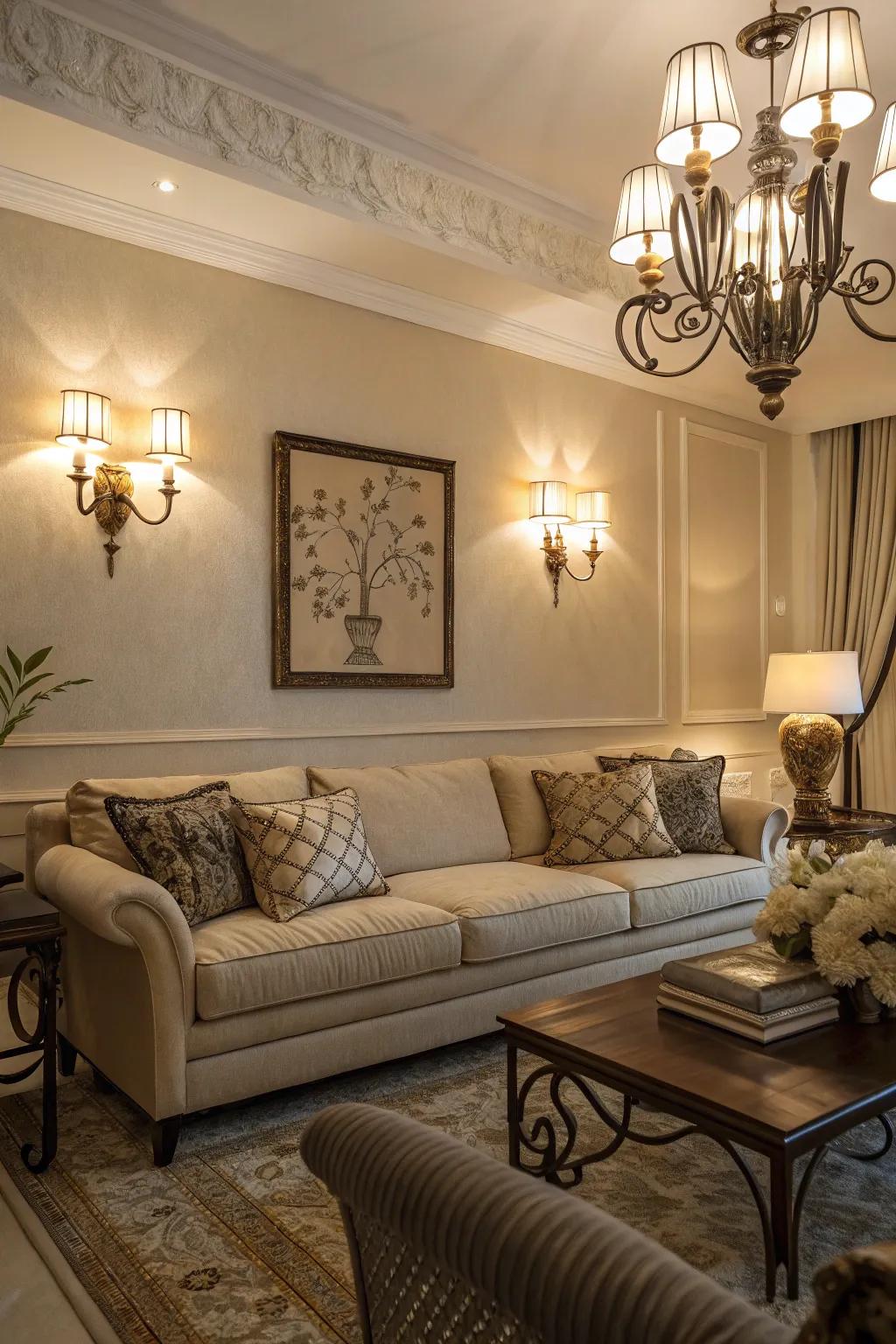 Impressive lighting serves both function and form.