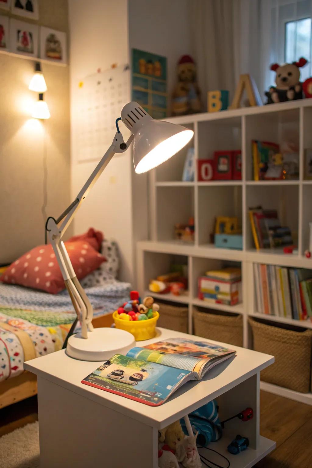 Customizable lighting empowers children to control their environment.