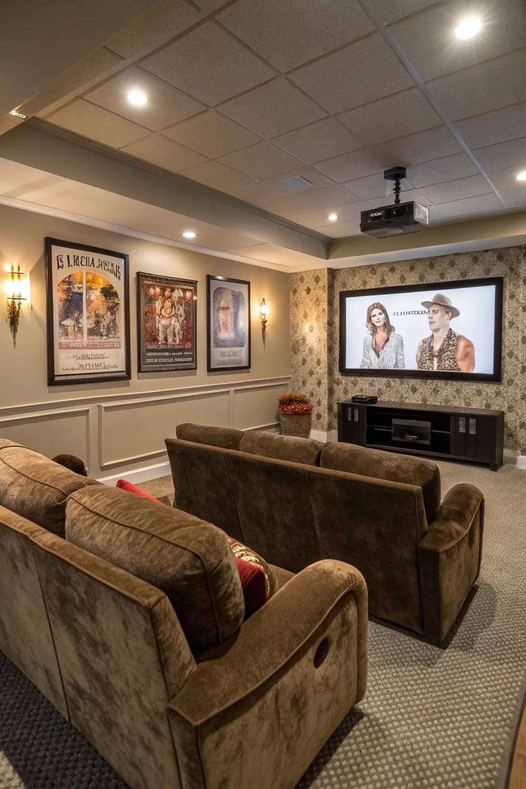 A mix of timeless and contemporary components creates a flexible area.