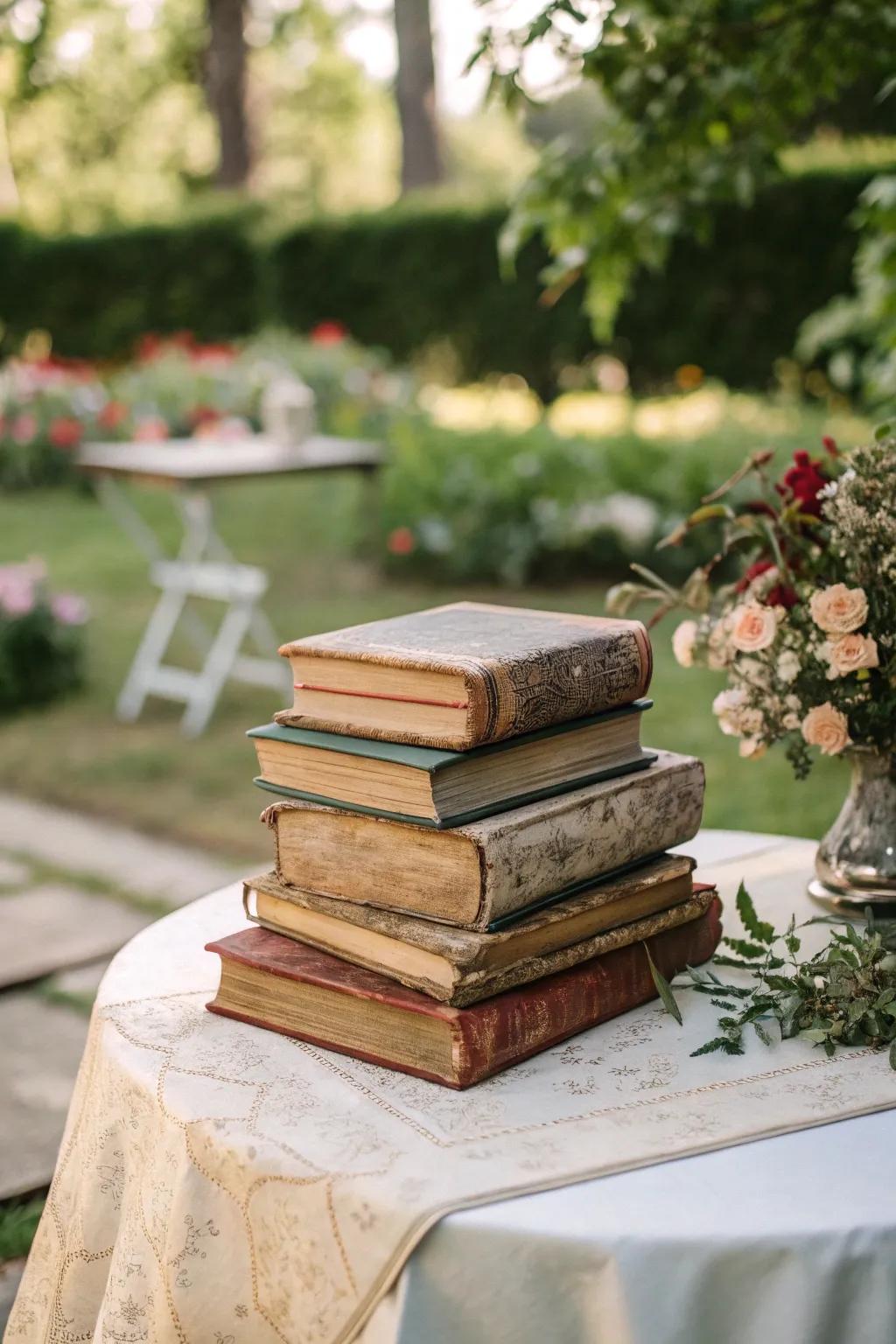 Volumes provide a unique and personal decorative element.