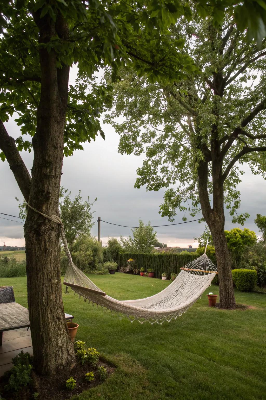 Swing into tranquility using your own hammock getaway.