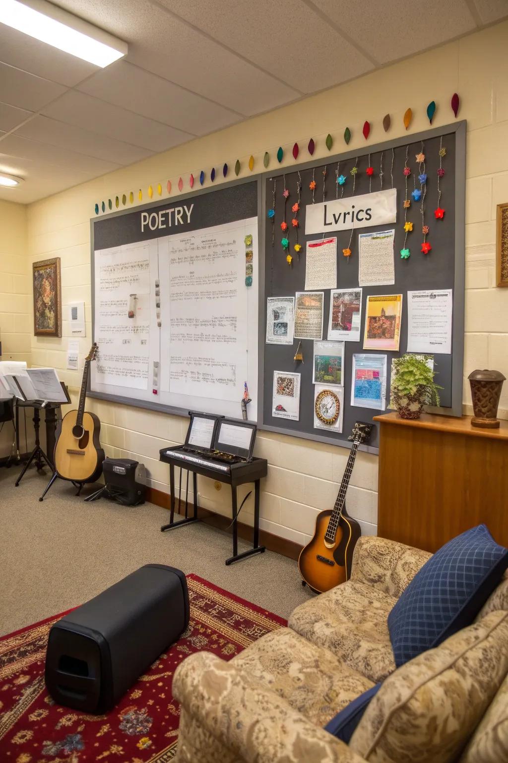 Uncover the concord between poetry and music.