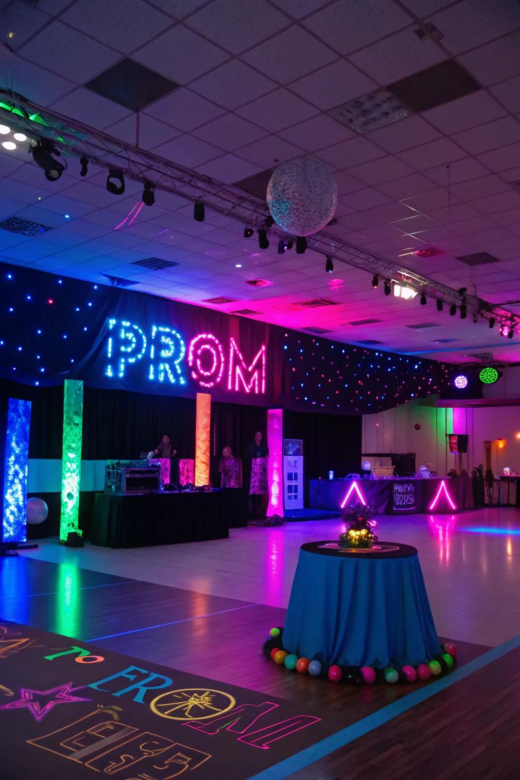 Inspire the celebration utilizing a high-energy vibrant theme.