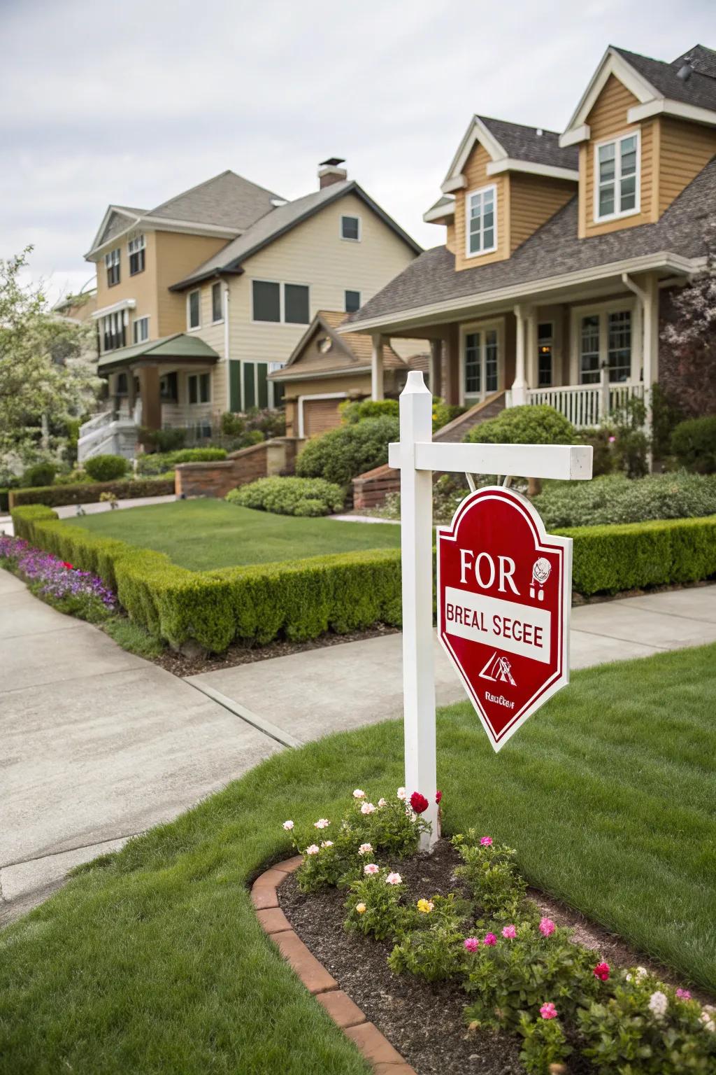 Distinguish yourself with creatively shaped property signs.