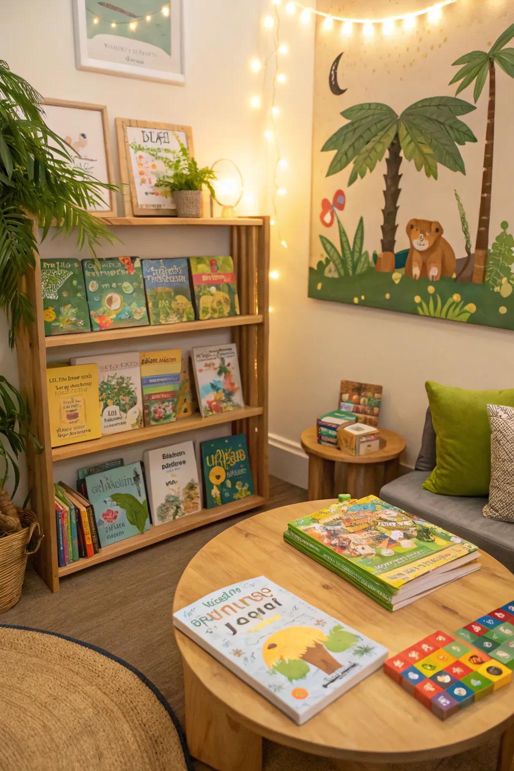 Engage all ages with interactive rainforest zones.