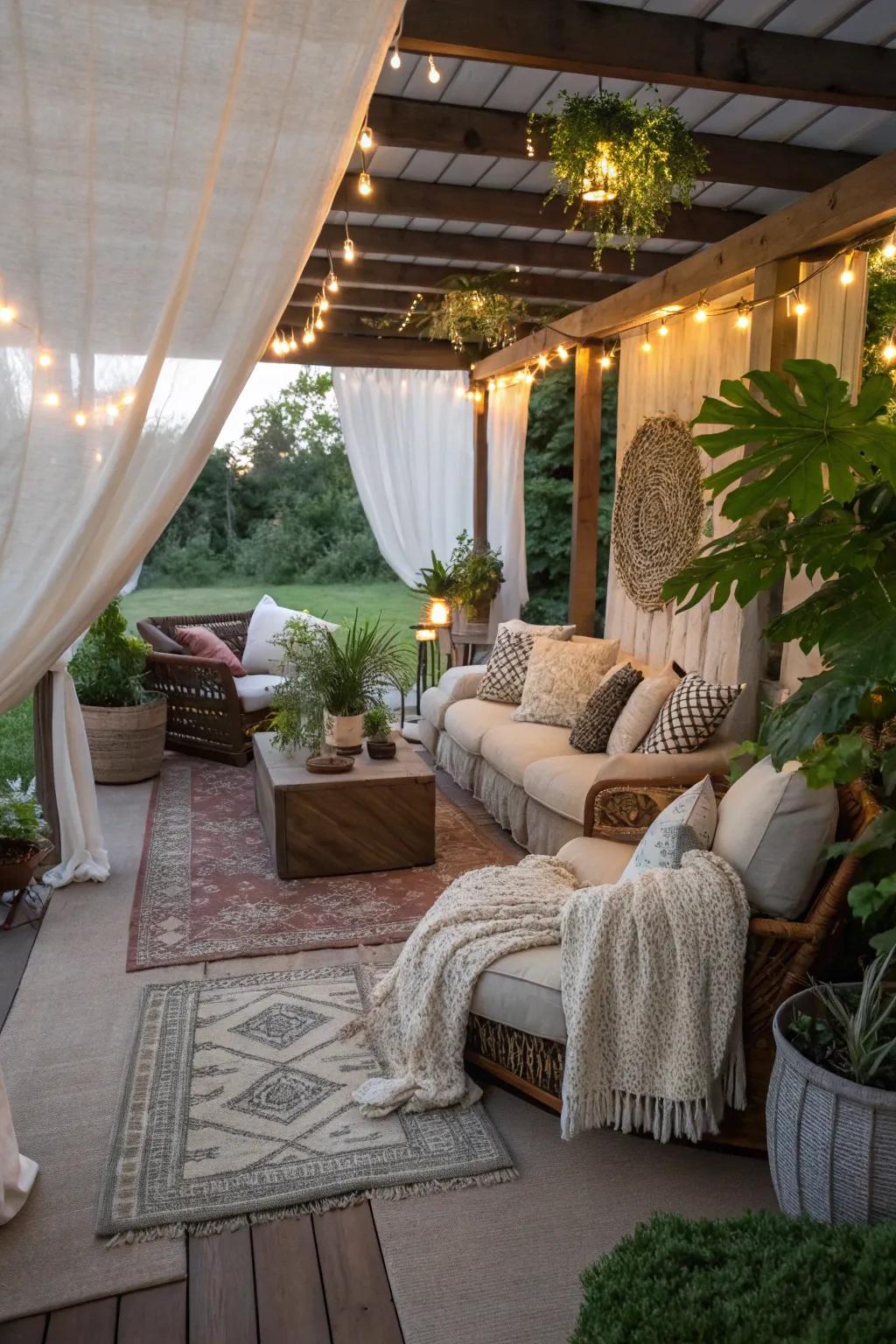 Optimize underdeck space with a welcoming leisure zone.