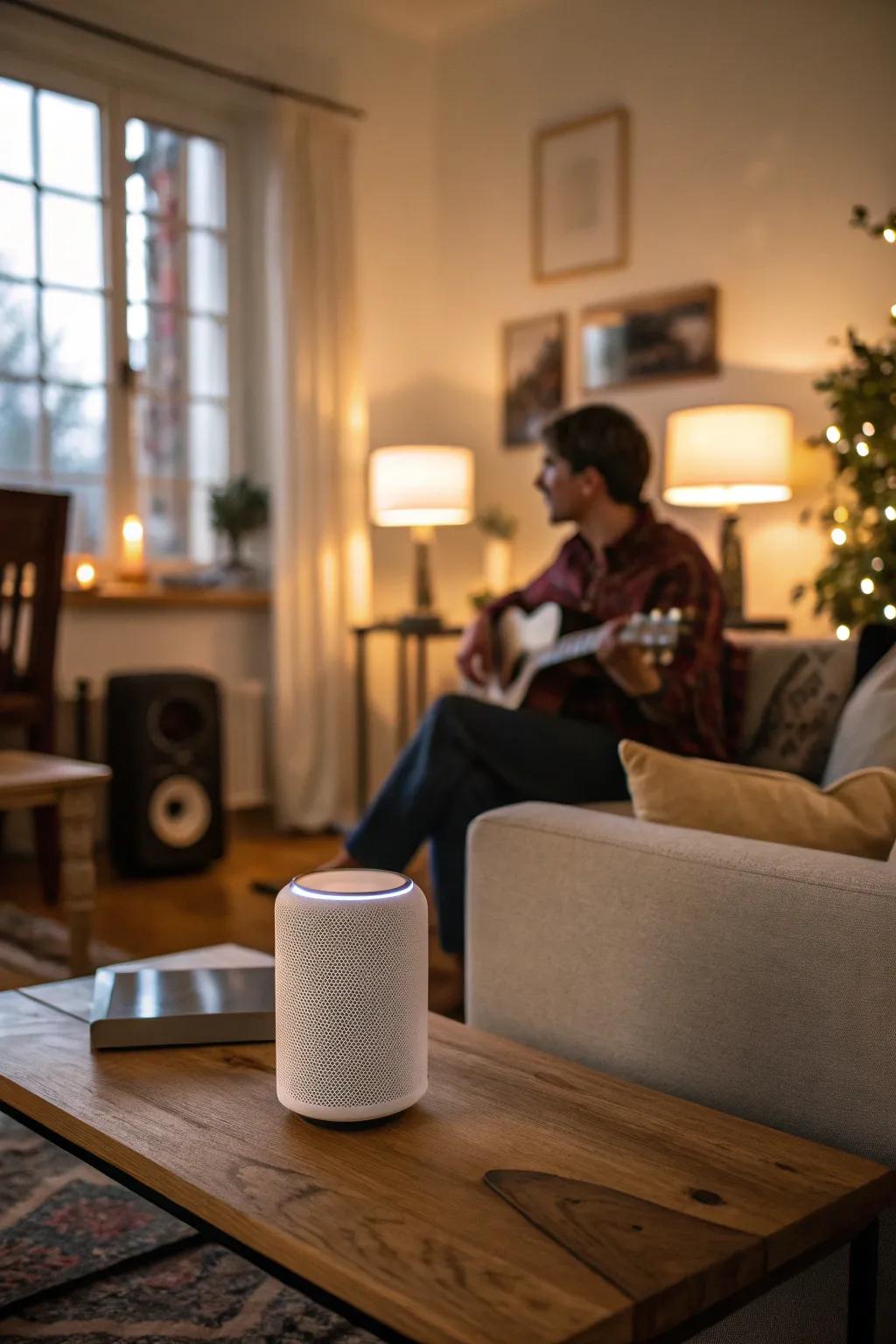 Establish the mood through the impeccable playlist.