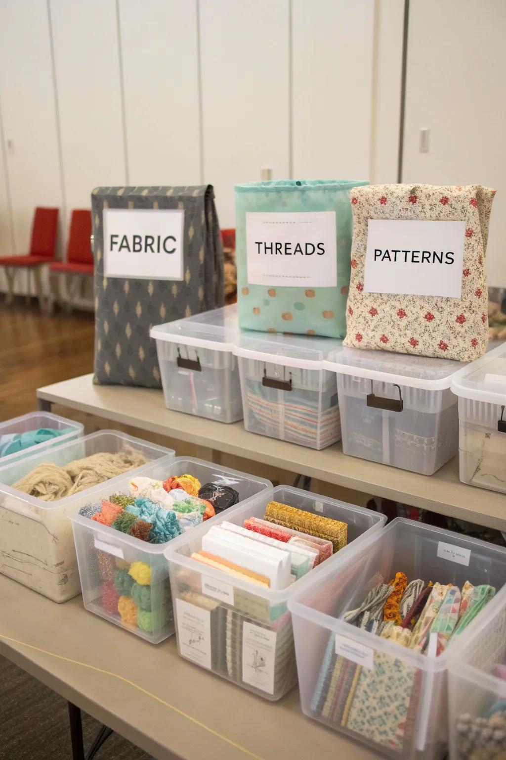 Organizing by creation enhances workflow.