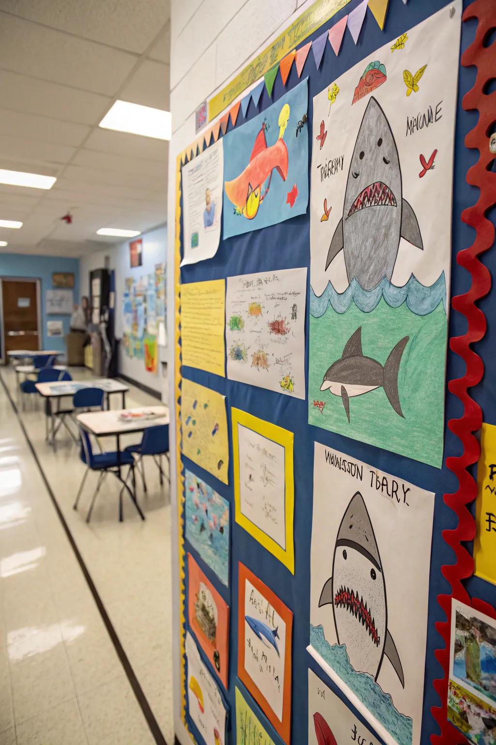 Rejoice in ingenuity through a gallery of student shark artistry.