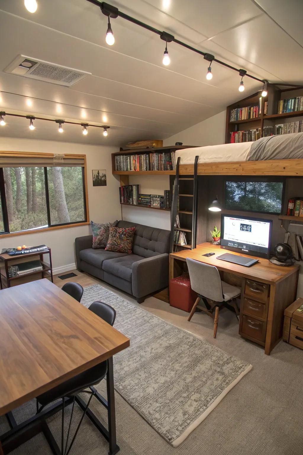 A multi-functional space adapts to whatever you need.