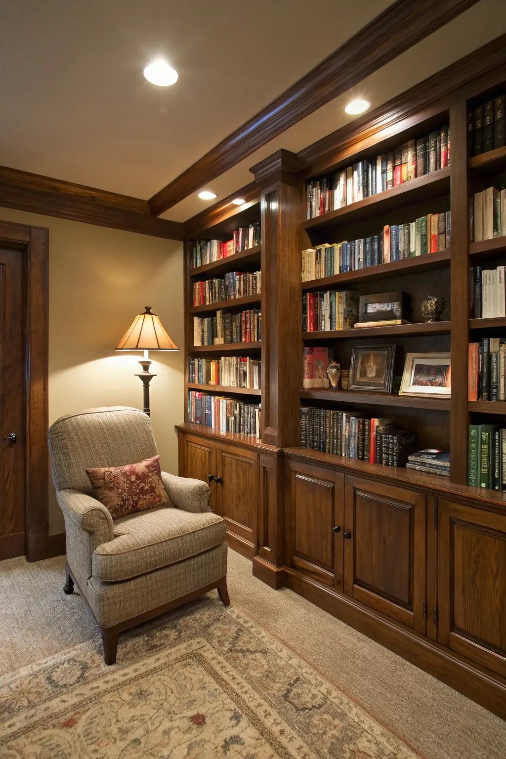 Perfect area for book readers.