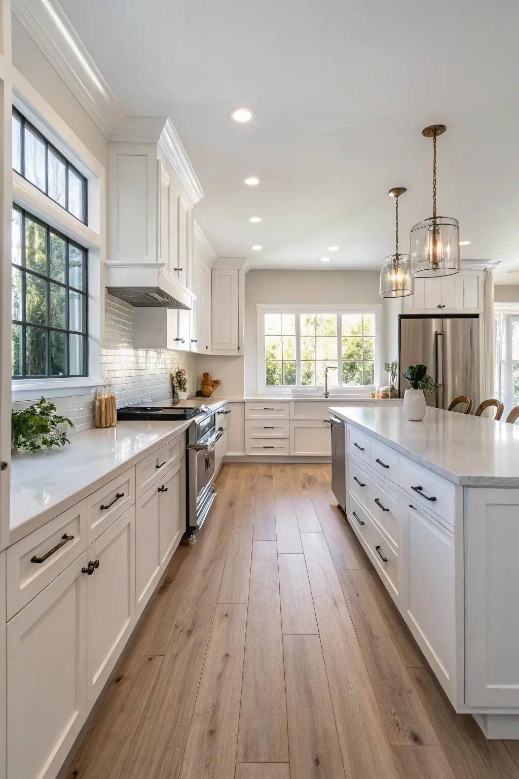 Surfaces match the overarching style.