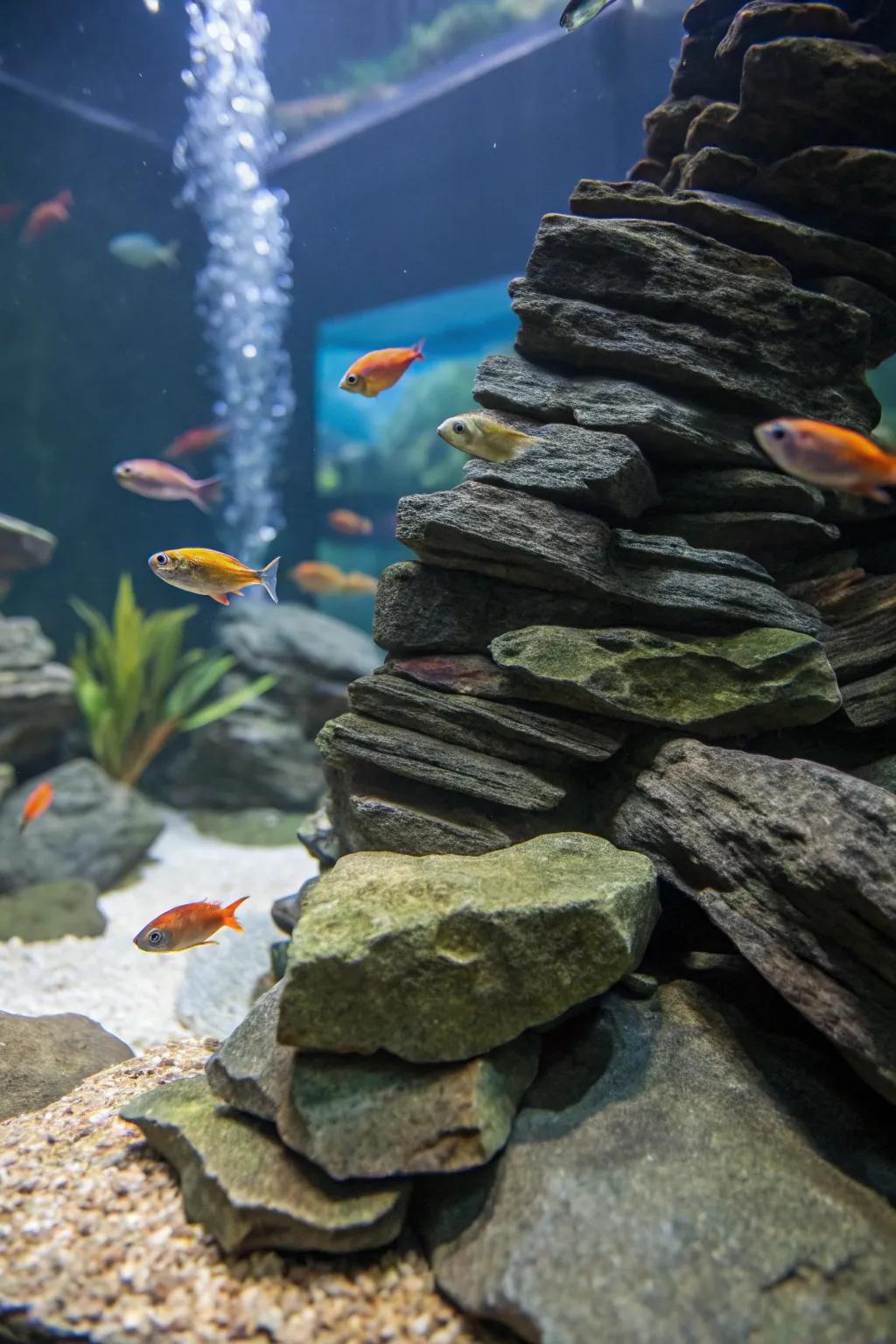 A cleverly disguised clean system making use of graystone.