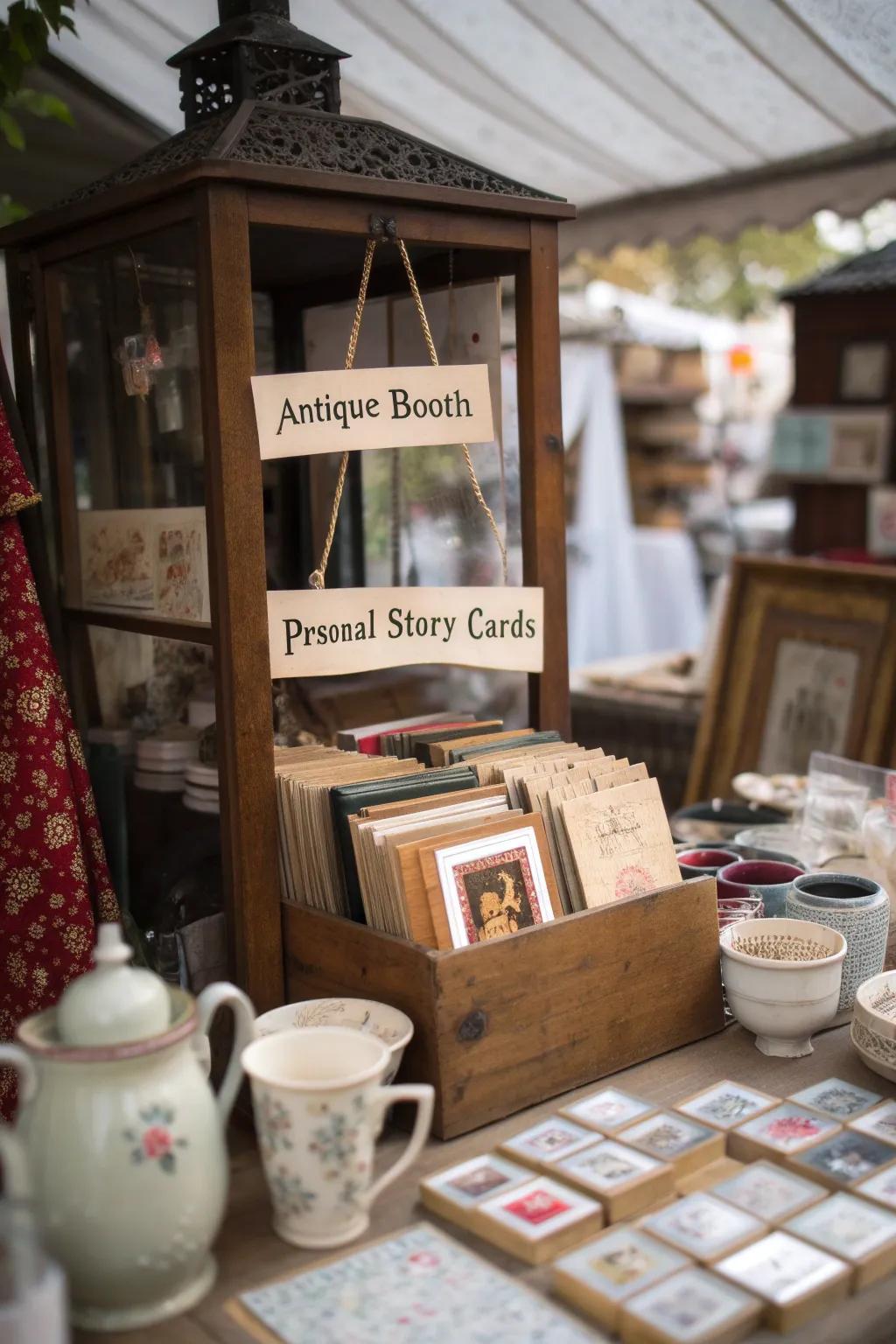 Private story cards creating connections with shoppers