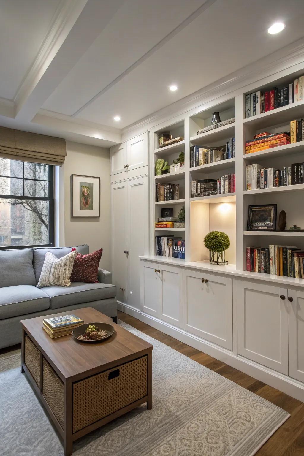Fitted units offer a seamless look.