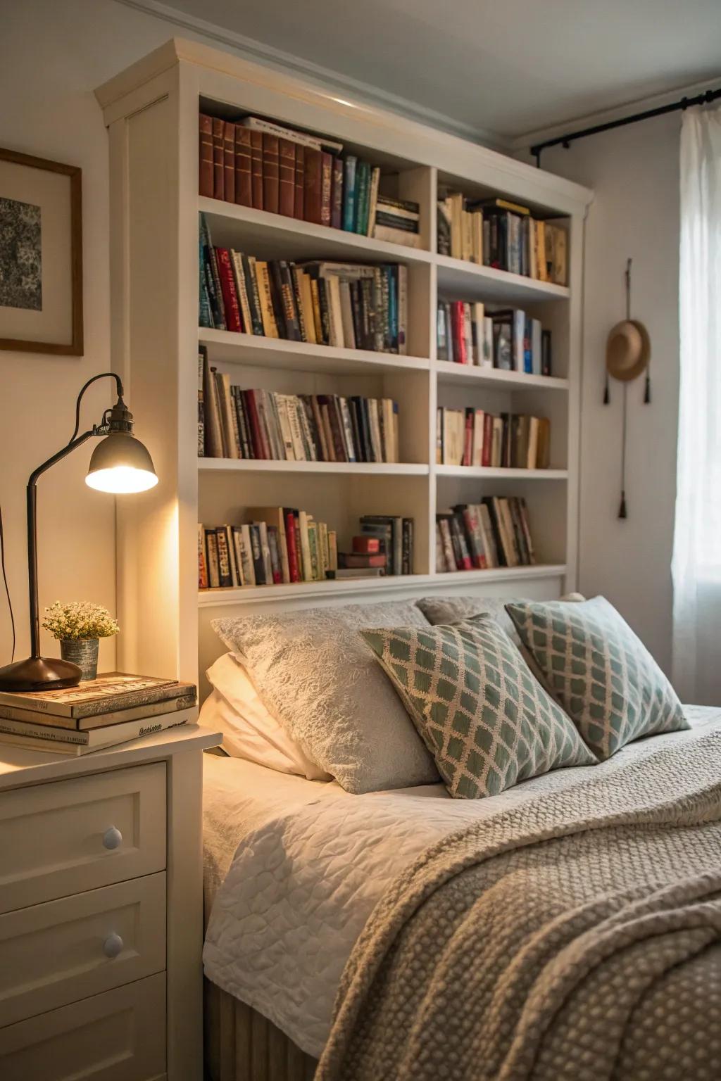 Literary repository headboards are flawless for bedtime perusers.