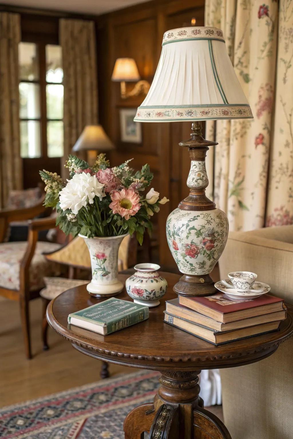 Retro finds add spirit to a table.
