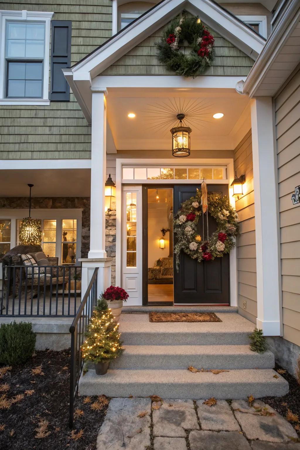 Seasonal decorations keep your home's exterior fresh and festive.