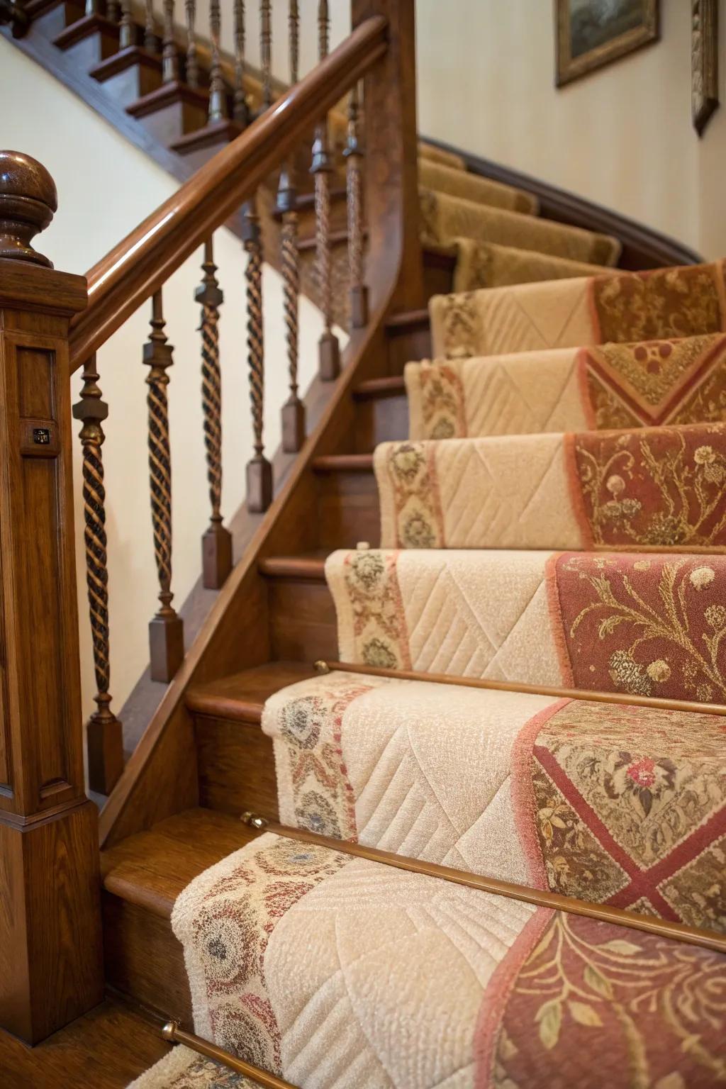 Textile inserts add warmth and texture.