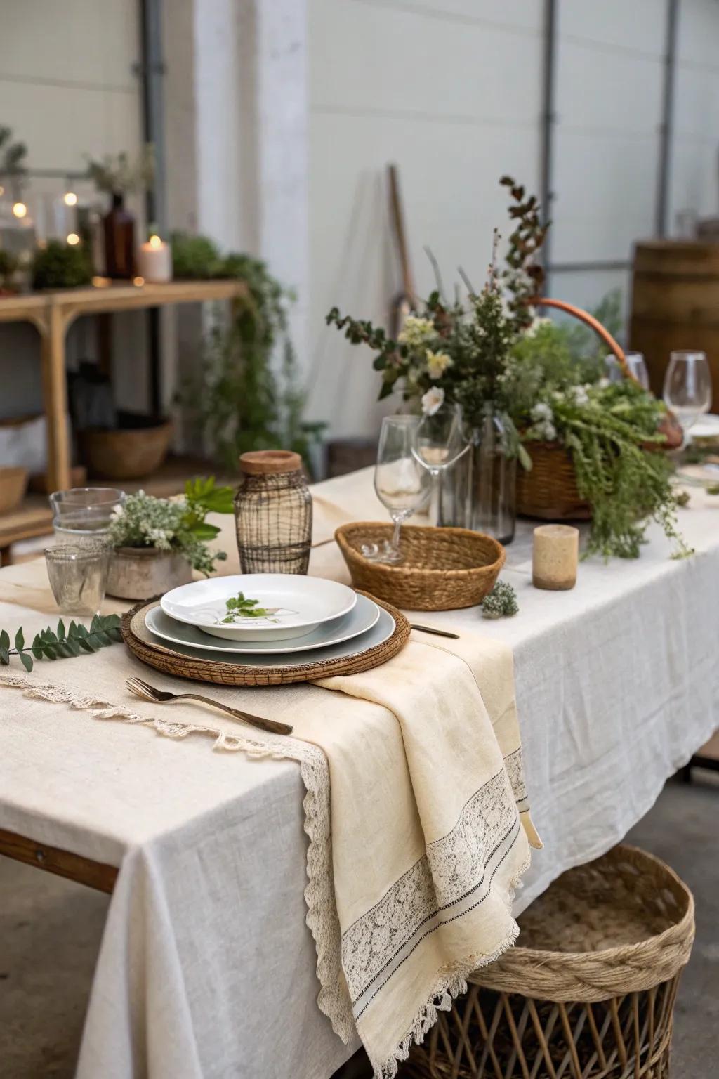 Eco-conscious selections provide style and sustainability.