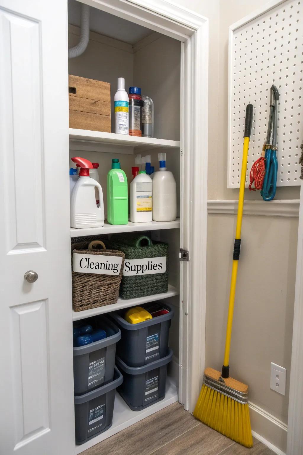 Using old furniture can make your closet better.