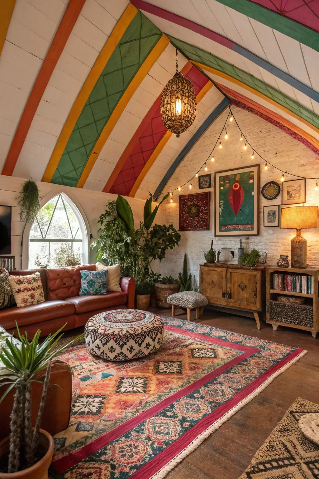 Combine and match colors for a whimsical free-spirited vibe.