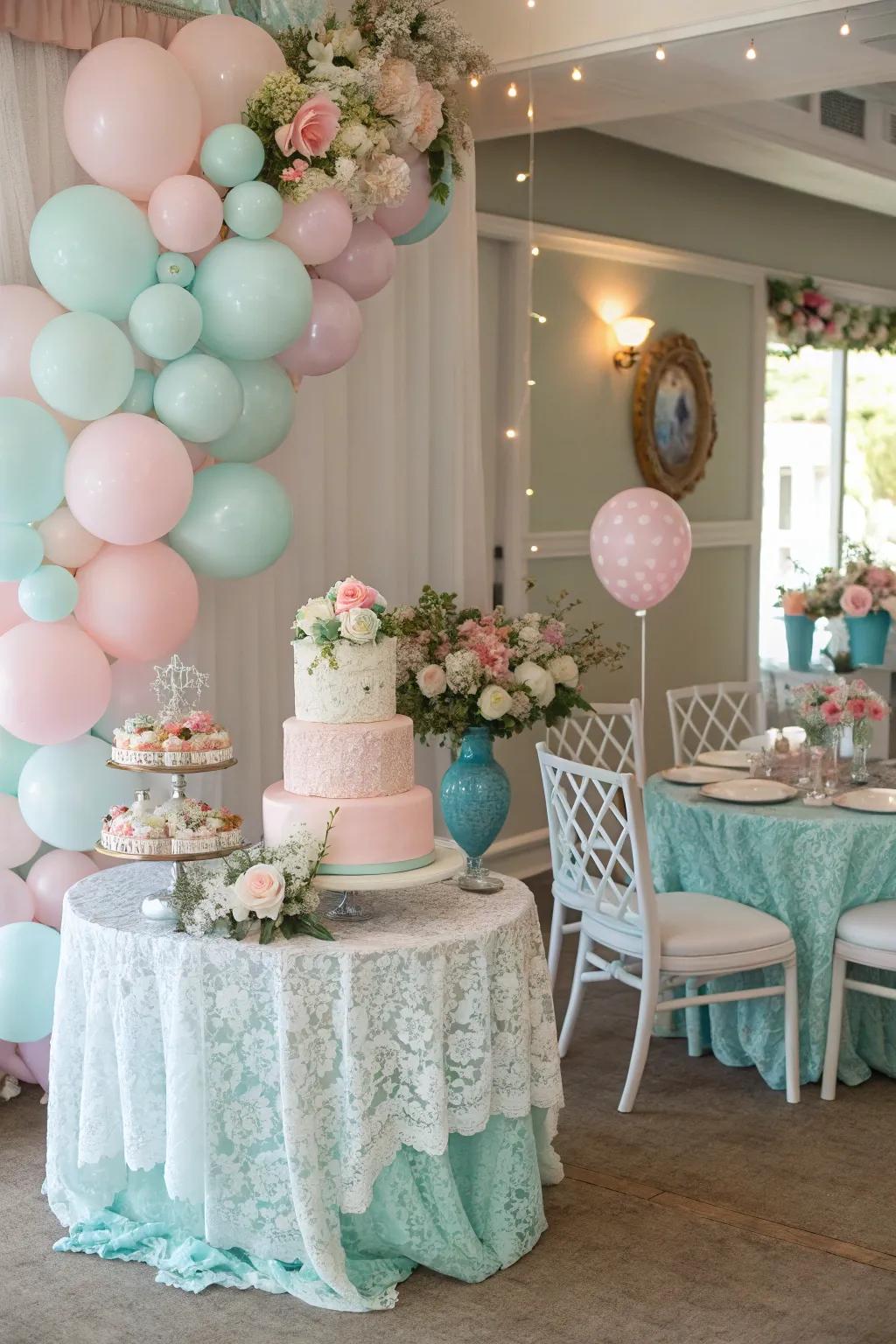 A romantic ethereal hue palette crafting a nostalgic atmosphere.