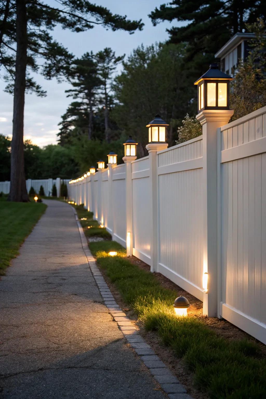 Bollard lamps present classic elegance and safety.