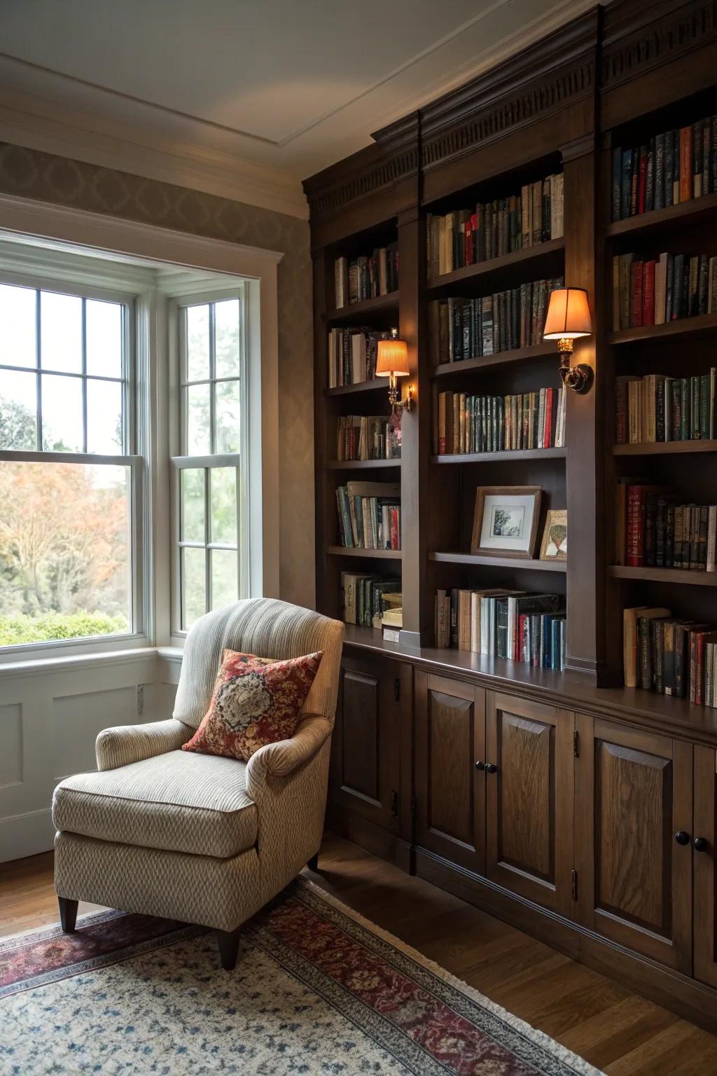 Make a bold statement with full-wall moldings.