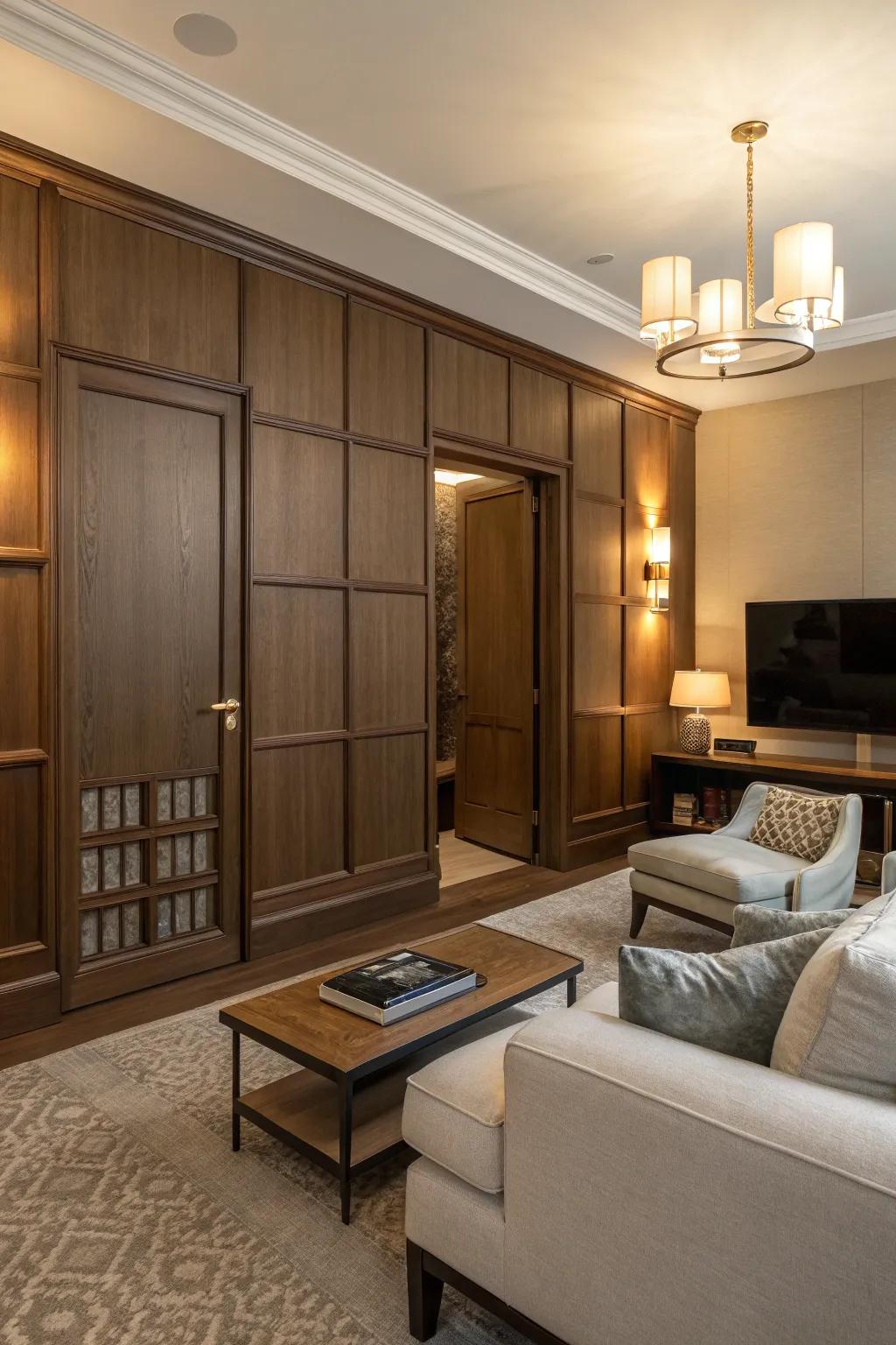 Hidden doors increase charm.