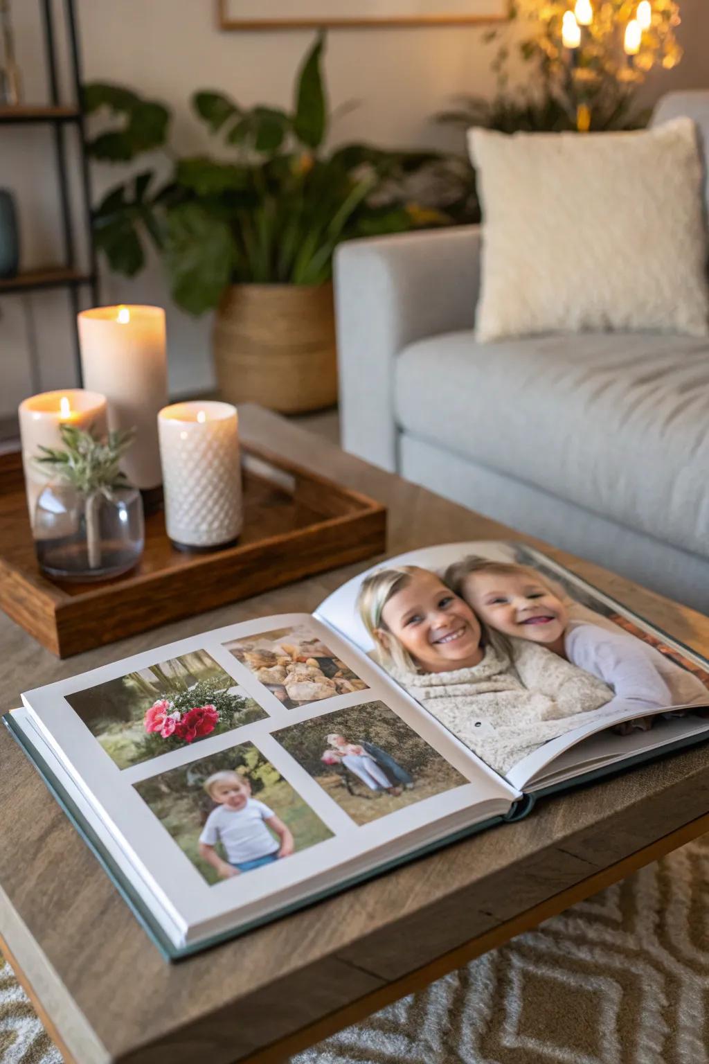 Capturing moments with a picture gallery.
