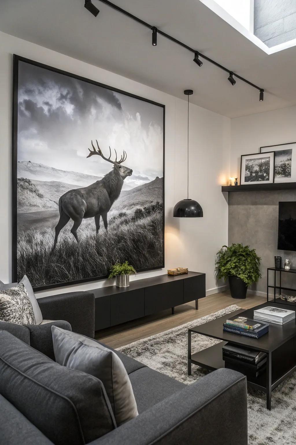 Black and white wildlife: Timeless.