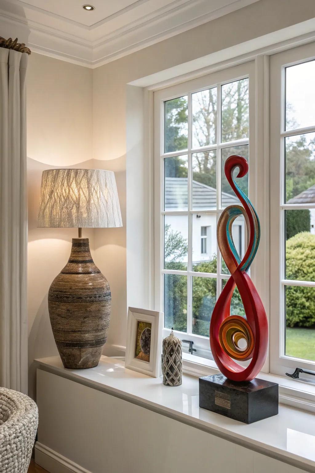 This bold statement piece captures attention instantly.