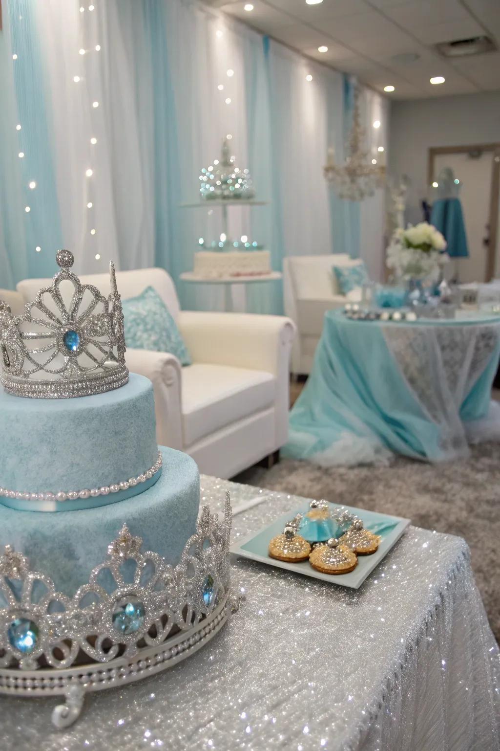 Feel like royalty with an ice princess fantasy.