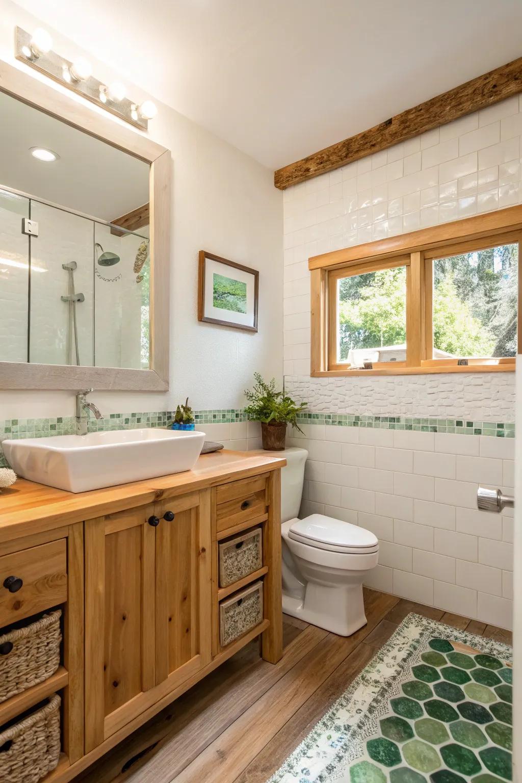 Eco-chic materials merge sustainability with impeccable style.