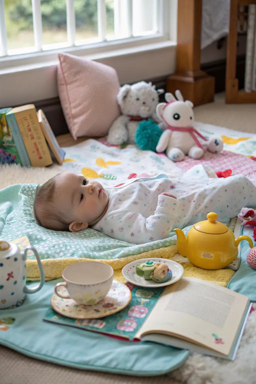 Creative scenes bring storytelling into monthly images.