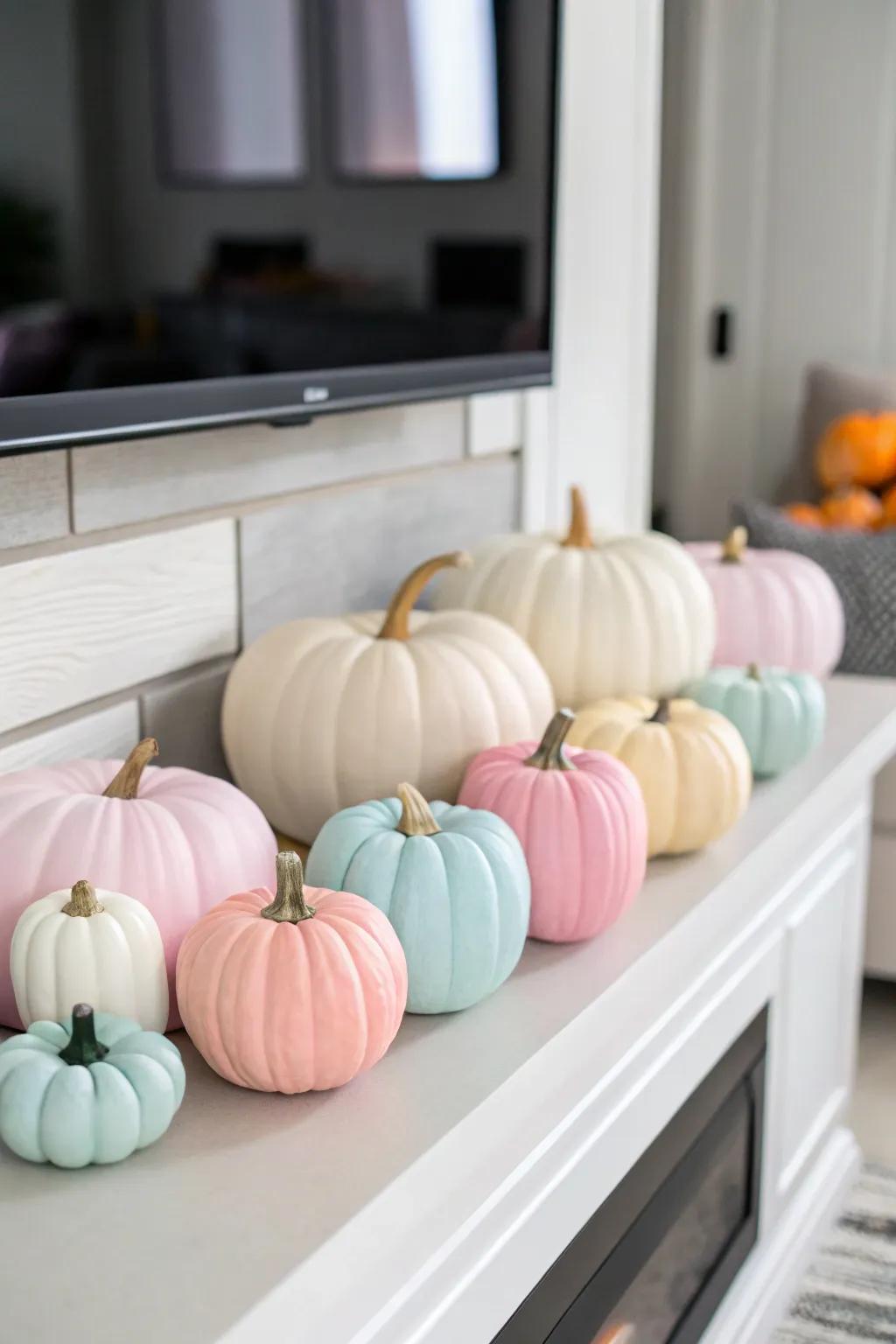 Delicate gourds proffer a soothing and chic aesthetic preference.