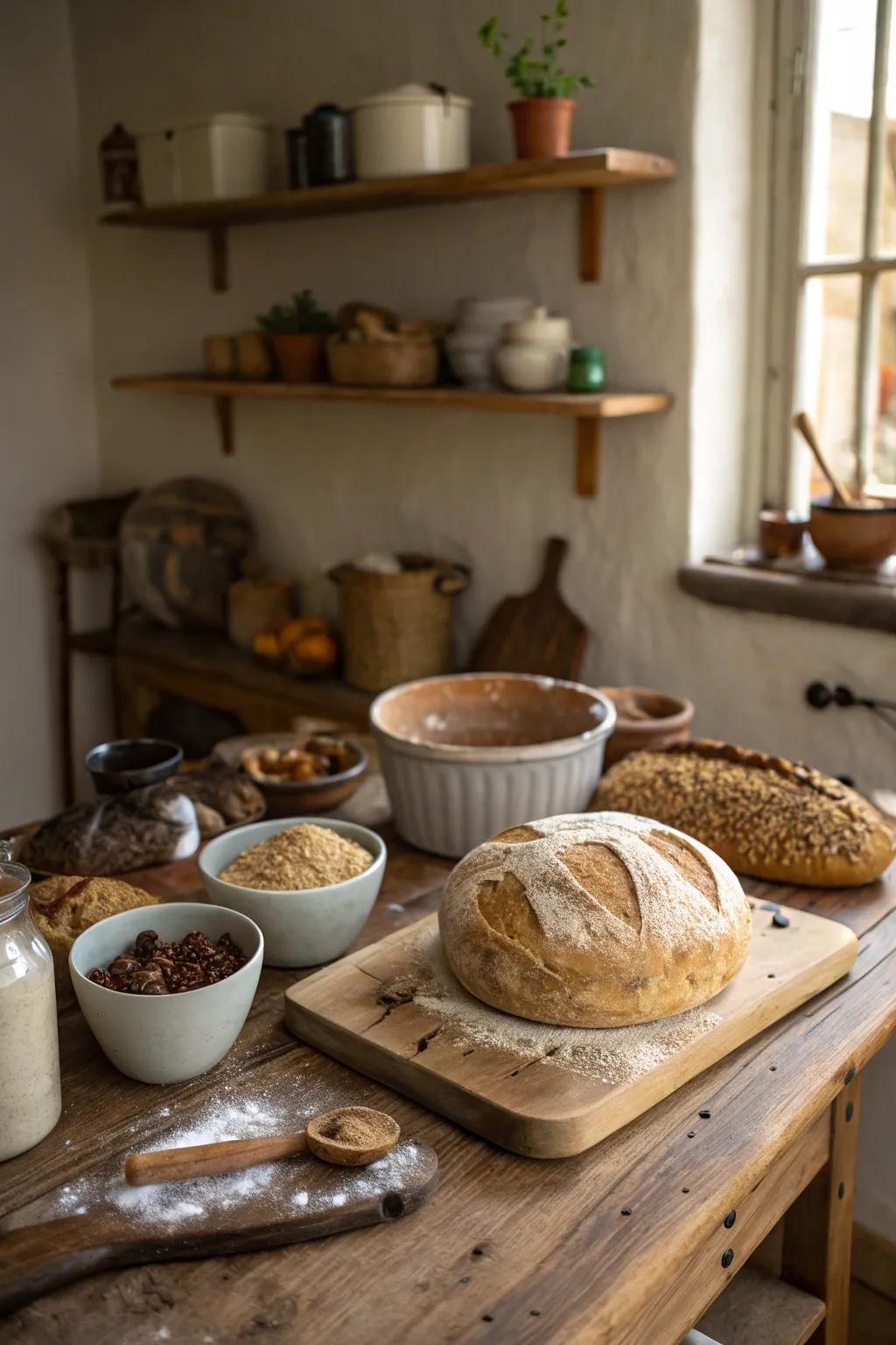 Artisan dough blends make it easy to bake tasty, homemade bread.